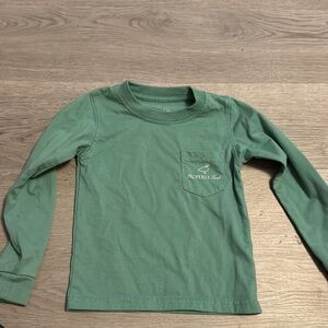 Properly Tied Kids Long Sleeve Green Tee